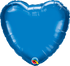 Personalised Sapphire Blue <br> Heart Balloon
